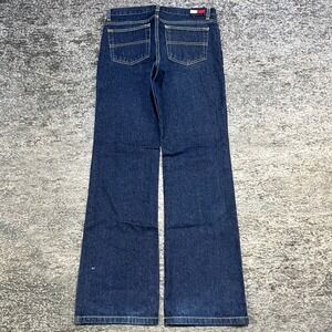 Vintage Tommy Hilfiger Jeans Womens 7 (31x32) Dark Blue Bootcut Flare 90s Y2K